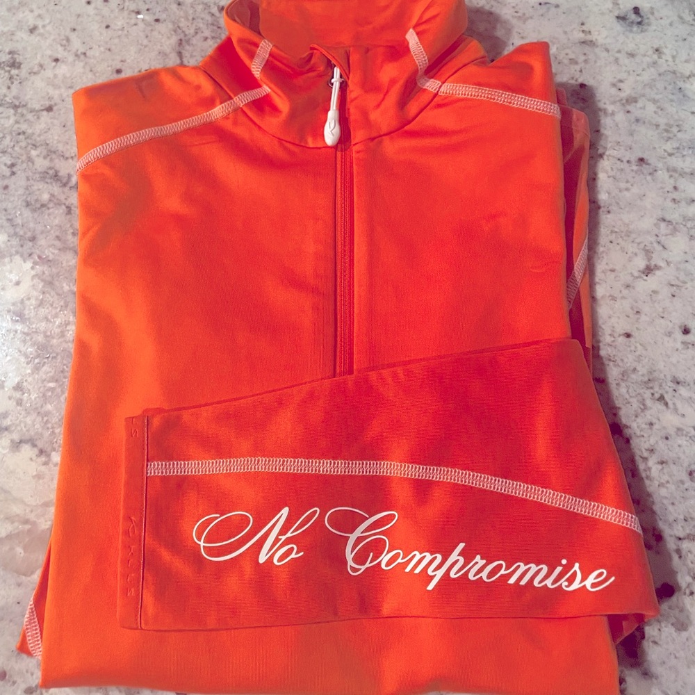 Kjus half zip midlayer top, size 36 (small)